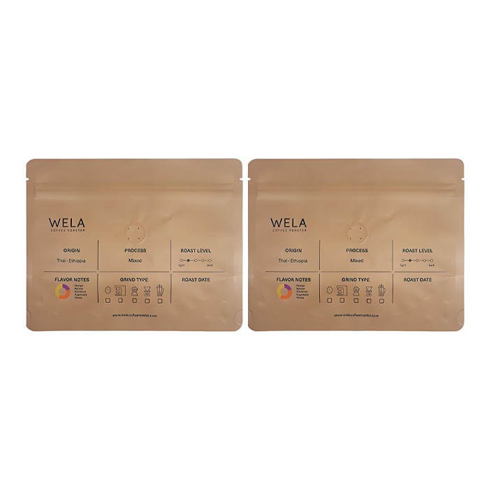 Buy kraft paper coffee bag with valve