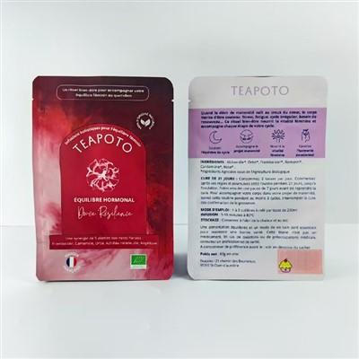 Printed Tea Packaging Bag Printed Tea Packaging Bag